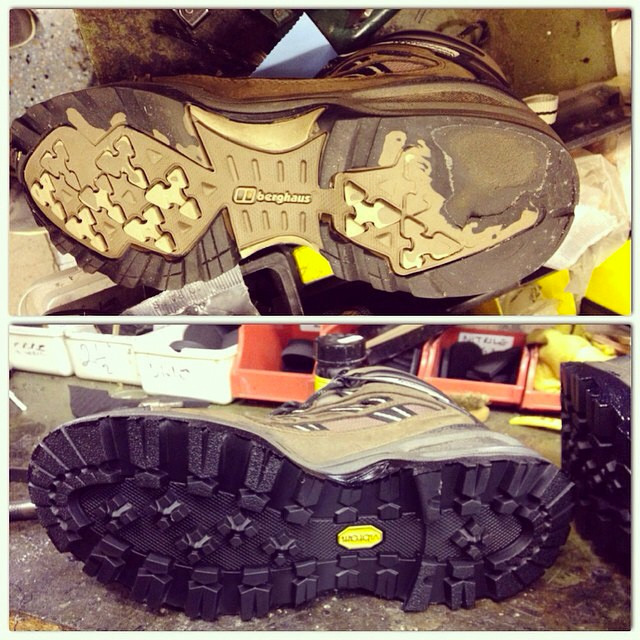 vibram sole replacement cost
